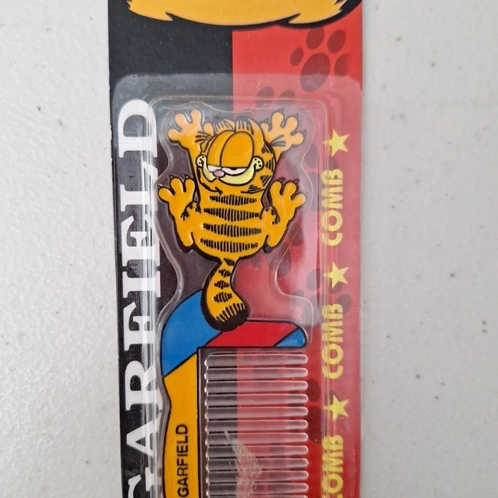 Vintage 1998 PAWS Garfield The Cat Happee Care Comb NEW SEALED